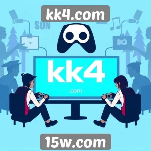 Explorando a comunidade de gamers no kk4.com